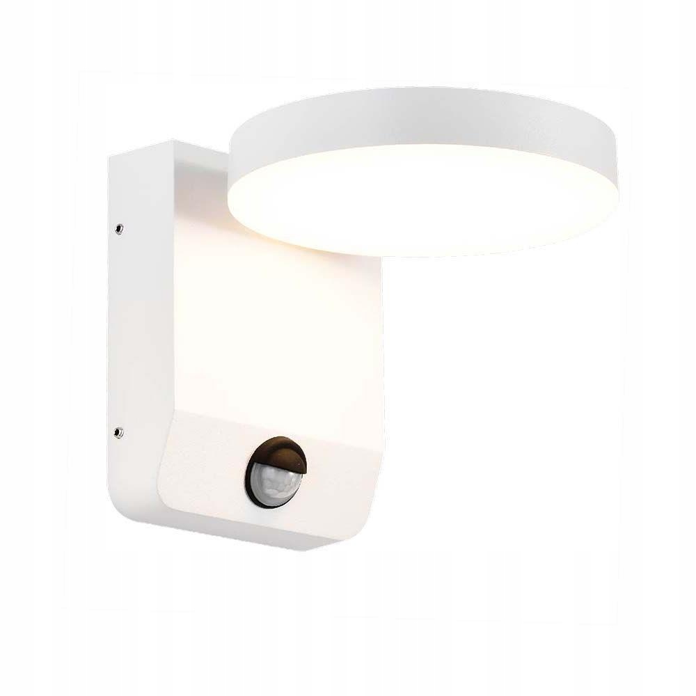 Projektor Fasádne svietidlo V-tac 17W Led Snímač pohybu Okrúhly Biely IP65