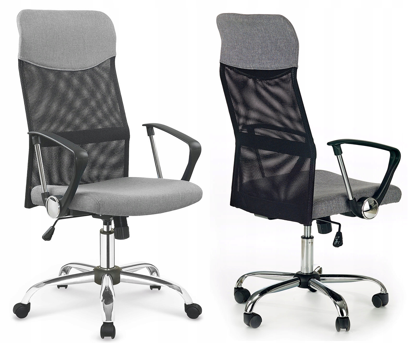 SZARY POPIELATY Fotel młodzieżowy Vire 2 Halmar