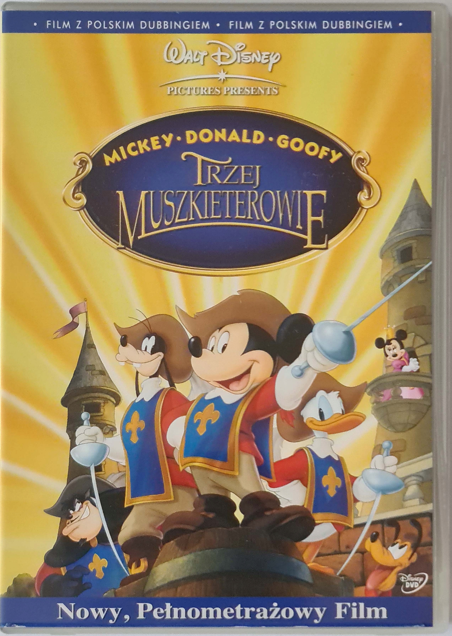 MICKEY, DONALD, GOOFY: TRZEJ MUSZKIETEROWIE - DVD