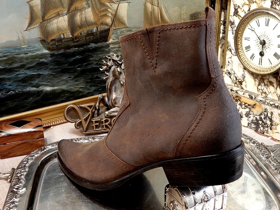 NOWOŚĆ KOWBOJKI STYLOWE RASOWA SKÓRA NATURALNA DLA PRAWDZIWEGO KOWBOJA 45 Rozmiar 45