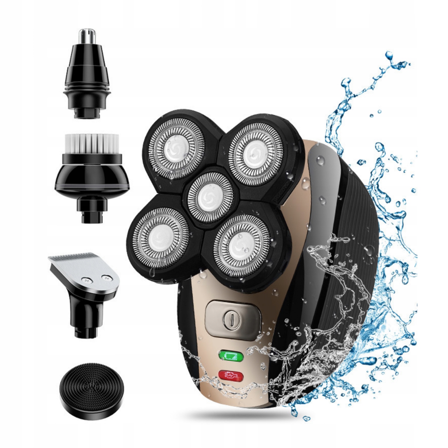 Cenocco Beauty CC-9109: 5 v 1 přesný zastřihovač, čistič obličeje a sada pr