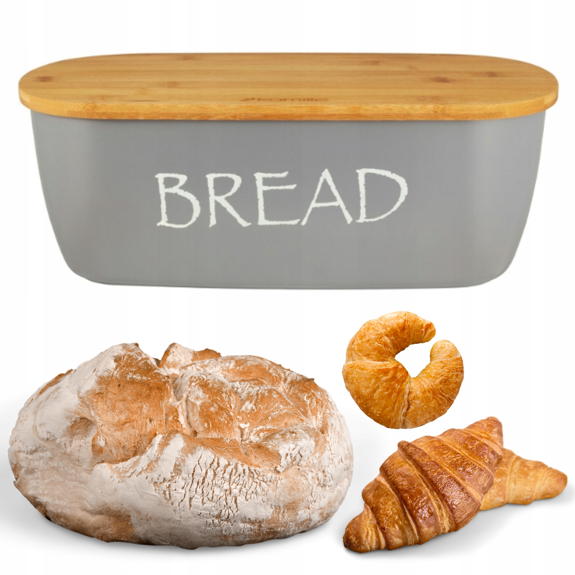 CHLEBAK POJEMNIK NA CHLEB PIECZYWO BAMBUSOWA DESKA DO KROJENIA