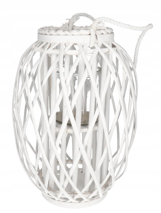 

Wiklinowy Lampion Latarnia wiszący Duży wiklina