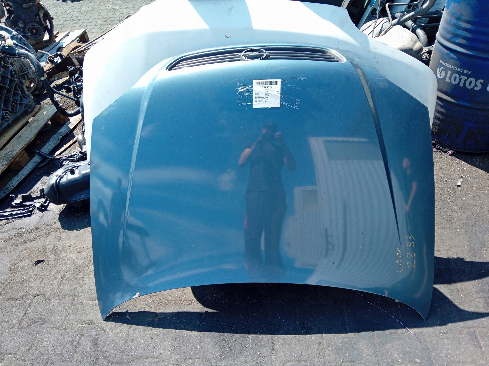 bonnet 25L OPEL ASTRA II G