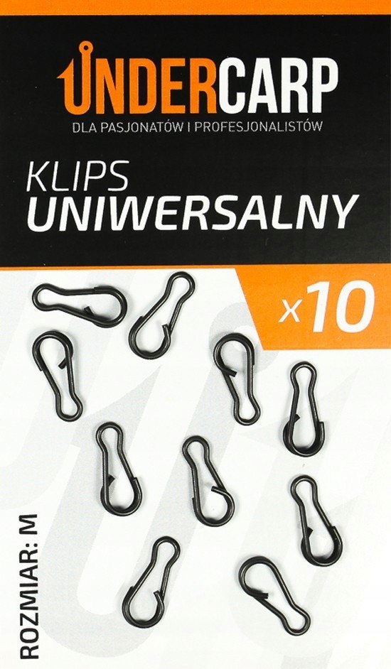 Klips uniwersalny M Agrafka UnderCarp 10szt