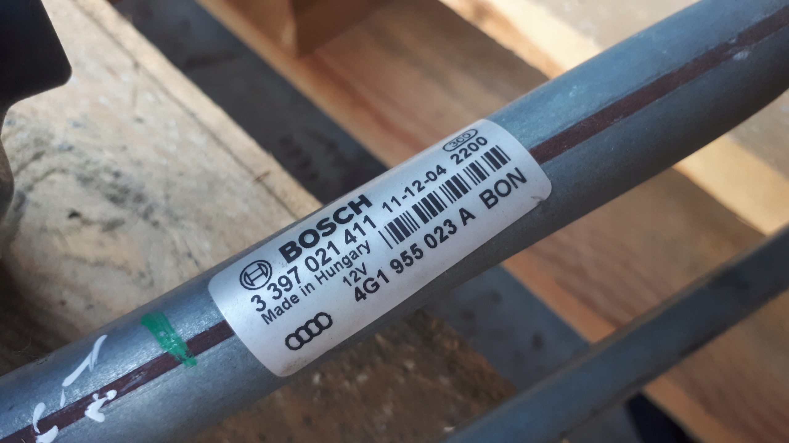A6 C7 4G wiper mechanism front A7 S6 S7 EU