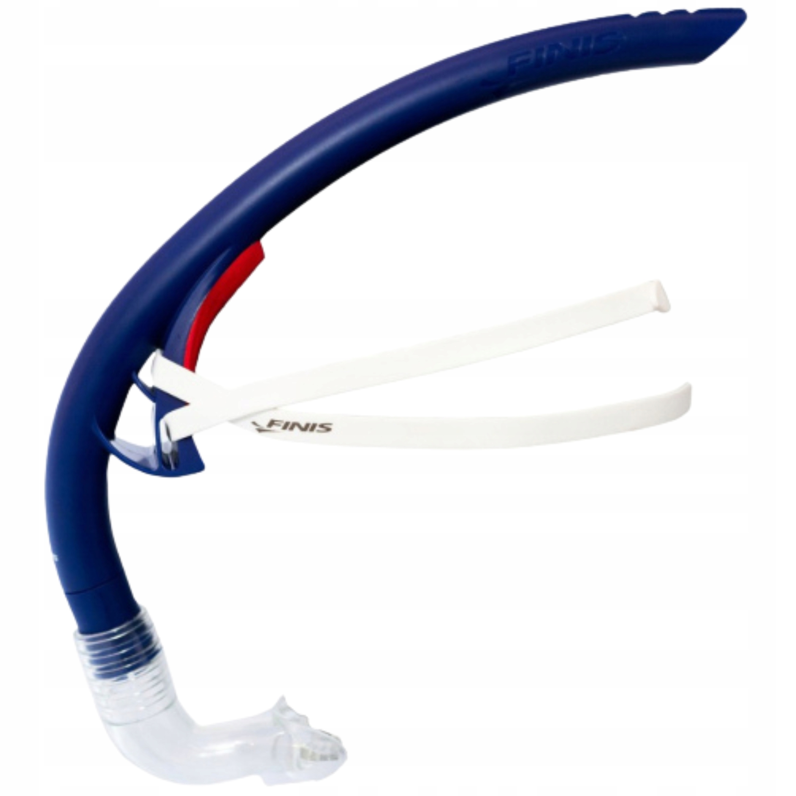 Rurka Czołowa do Pływania Fajka Treningowa Stability Snorkel Navy Finis