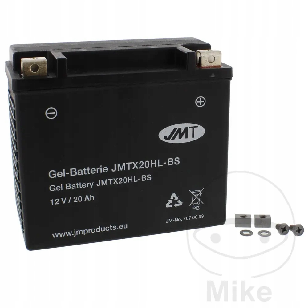 Motocyklový akumulátor Jmt Jmt X20HL-BS Gel