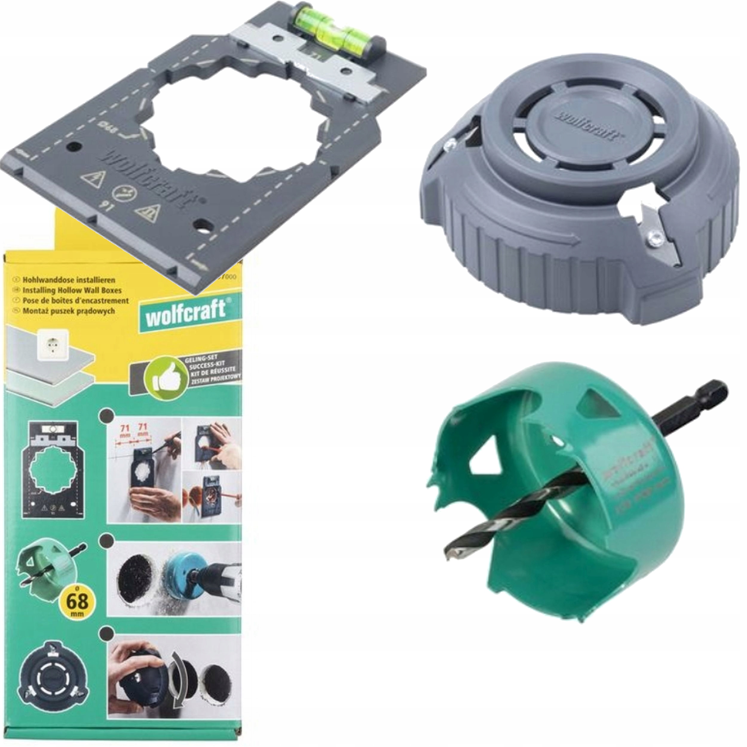 

Wolfcraft Zestaw do montażu gniazdek elektrycznych