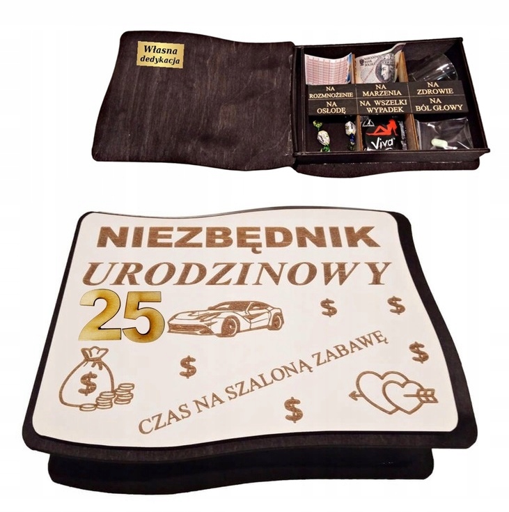 

Skrzynka niezbędnik 18 40 50 60 urodziny