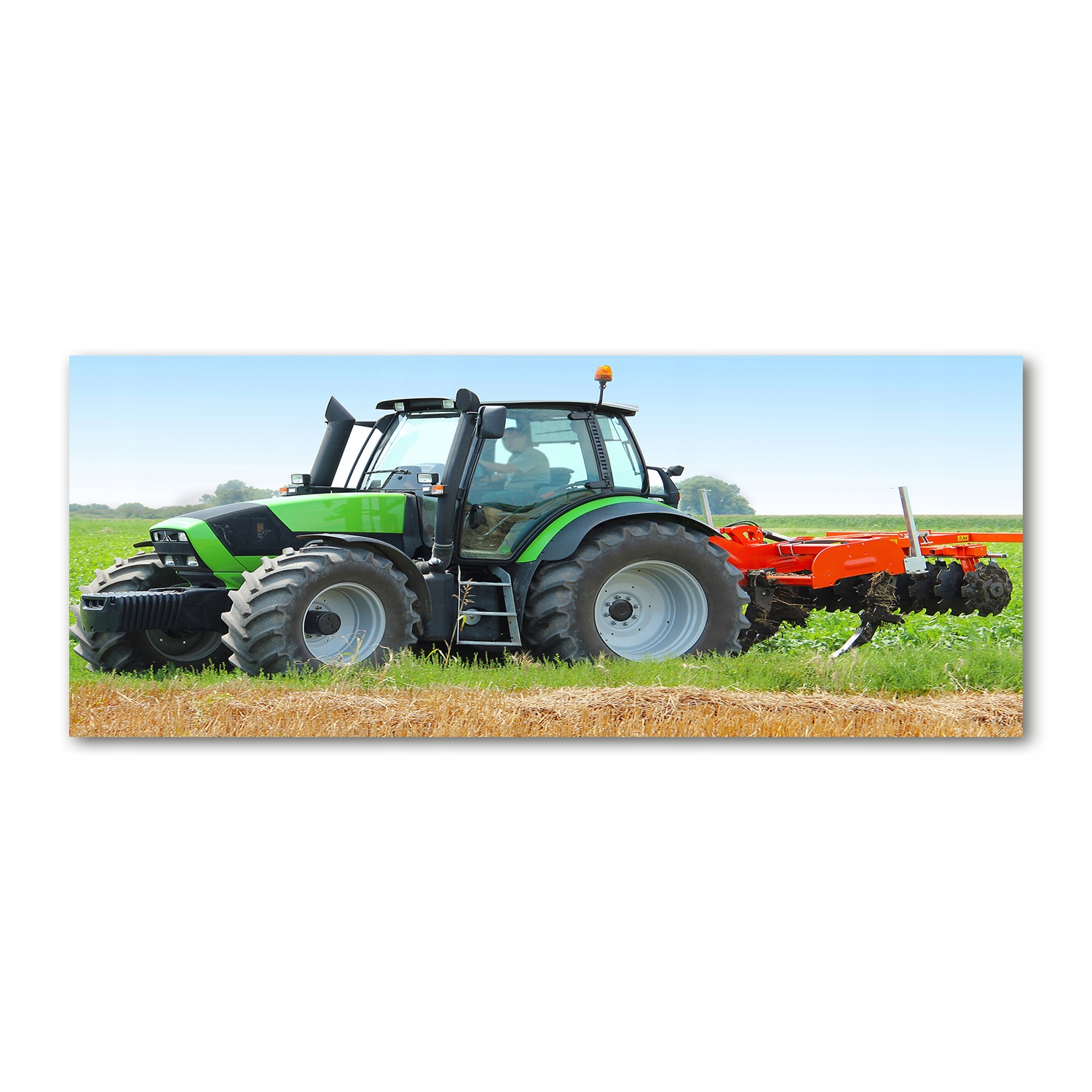 

Foto obraz akryl zdjęcie Traktor na polu 125x50 cm