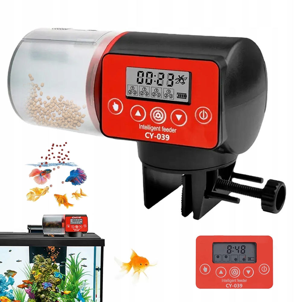Levně Krmítko Automatické Krmivo Pro Ryby 200 ML Do Akvária Praktické