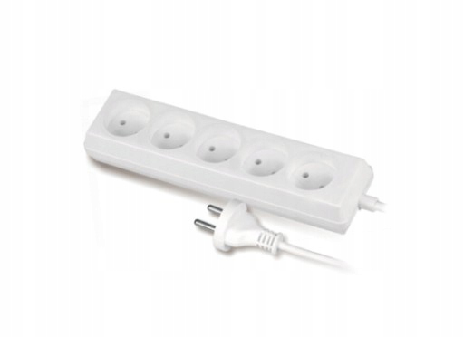 

Przedłużacz listwowy 5 gniazd 3m bez uziemienia