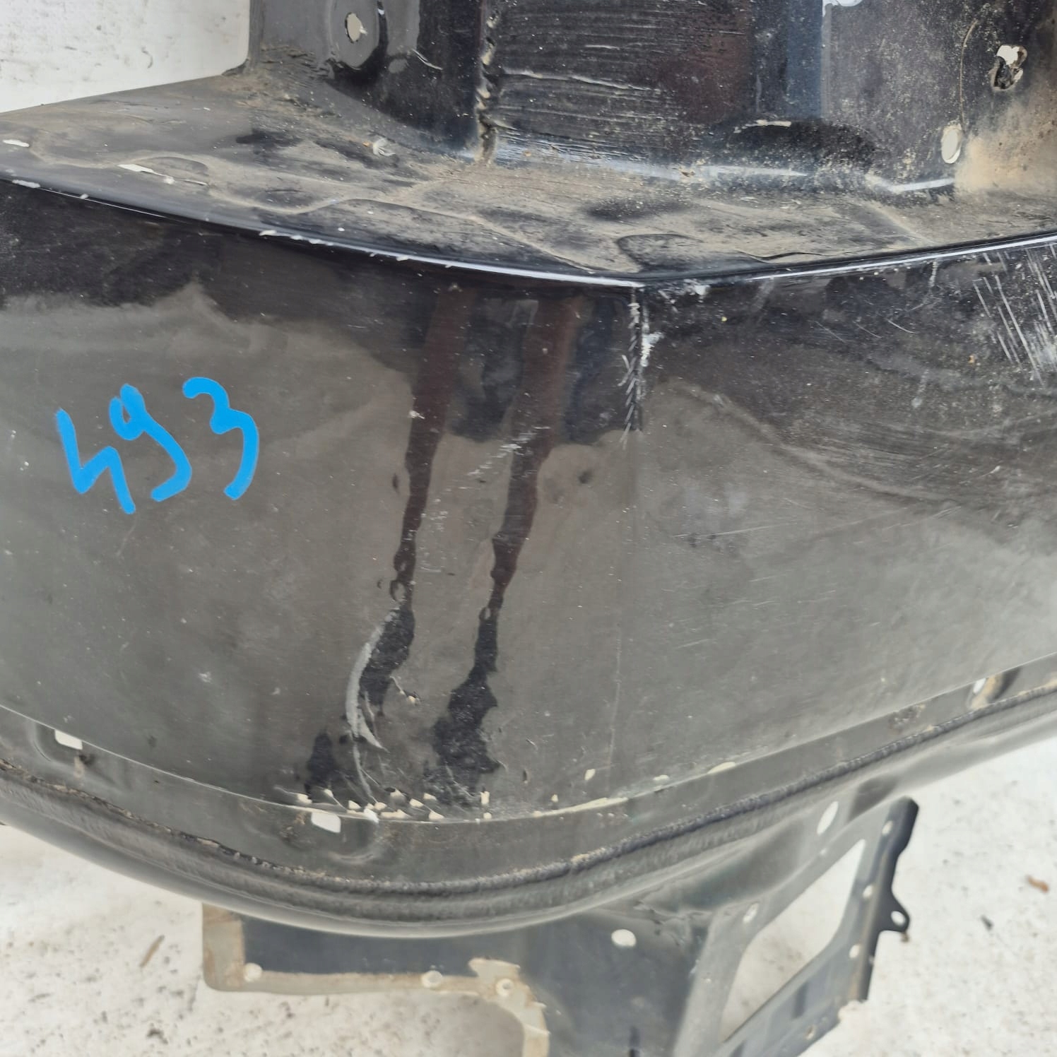 TESLA MODEL X 15-> side fender right rear part rear