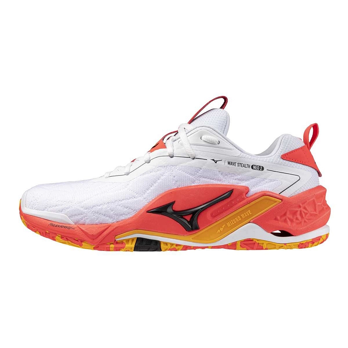 Mizuno Wave Stealth Neo 2(U) White/Fiery Coral 2/Citrus 38.0/5.0