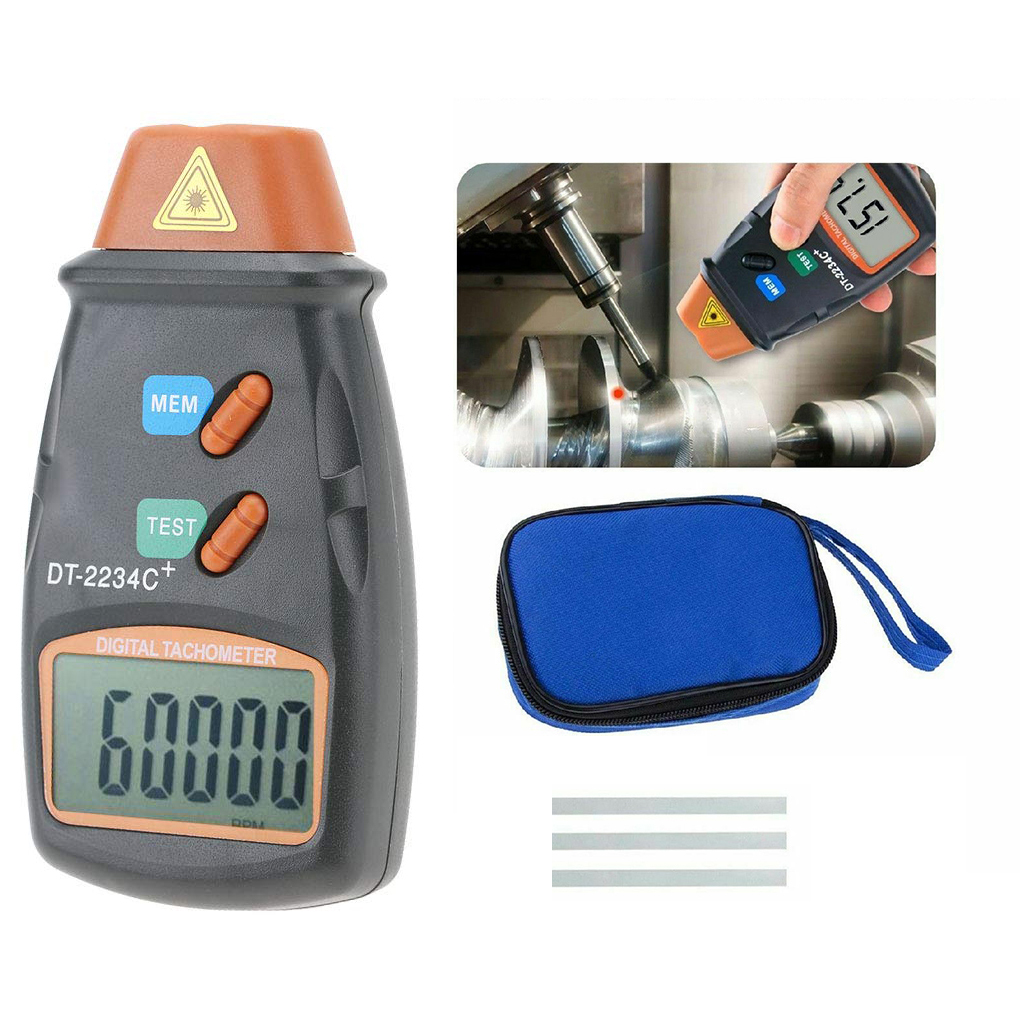 Cyfrowy obrotomierz Miernik prędkości obrotowej Stan opakowania oryginalne