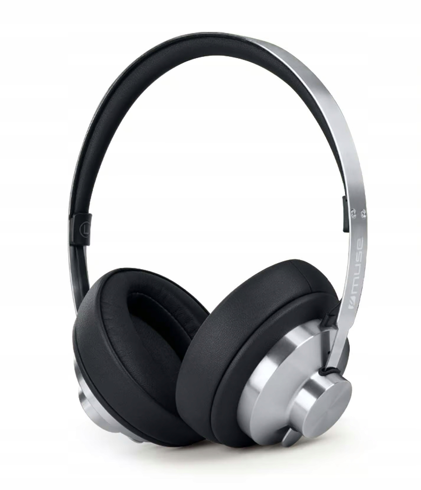 Słuchawki Muse M-298 Sbl Bluetooth z Anc Czarno-srebrne