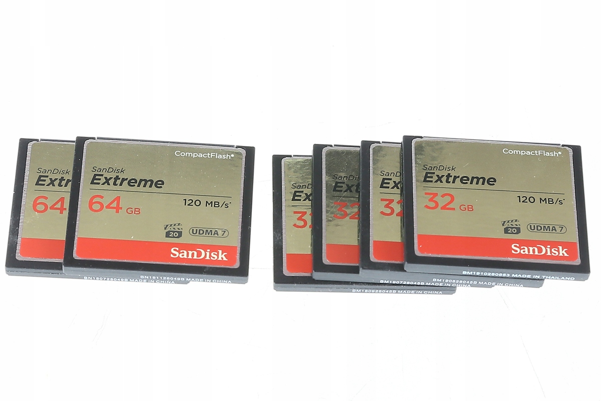 CompactFlash CF 64 SanDisc Extreme UDMA7 120mb/s Producent SanDisk