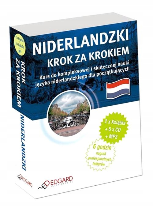 NIDERLANDZKI. KROK ZA KROKIEM 5CD+MP3 EDGARD PRACA ZBIOROWA