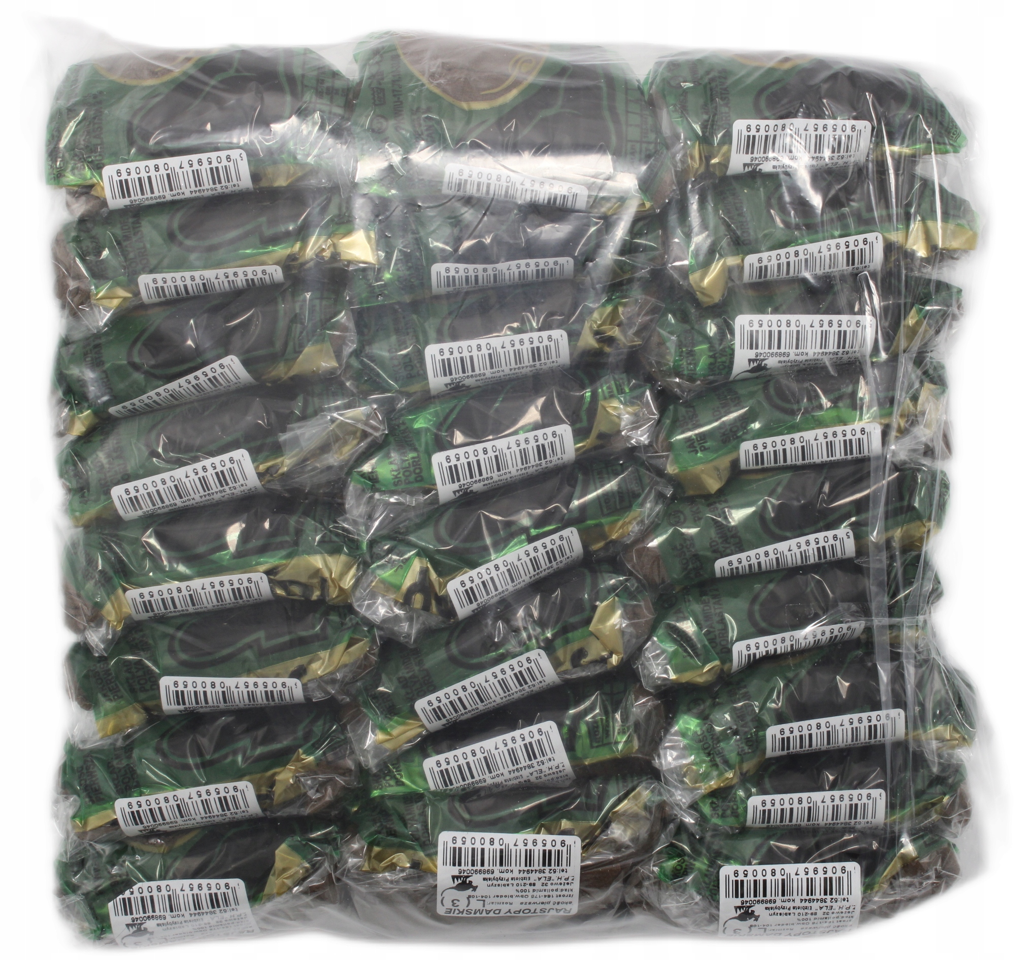 

25X Rajstopy elastil 20DEN 3-L mały klin Brąz