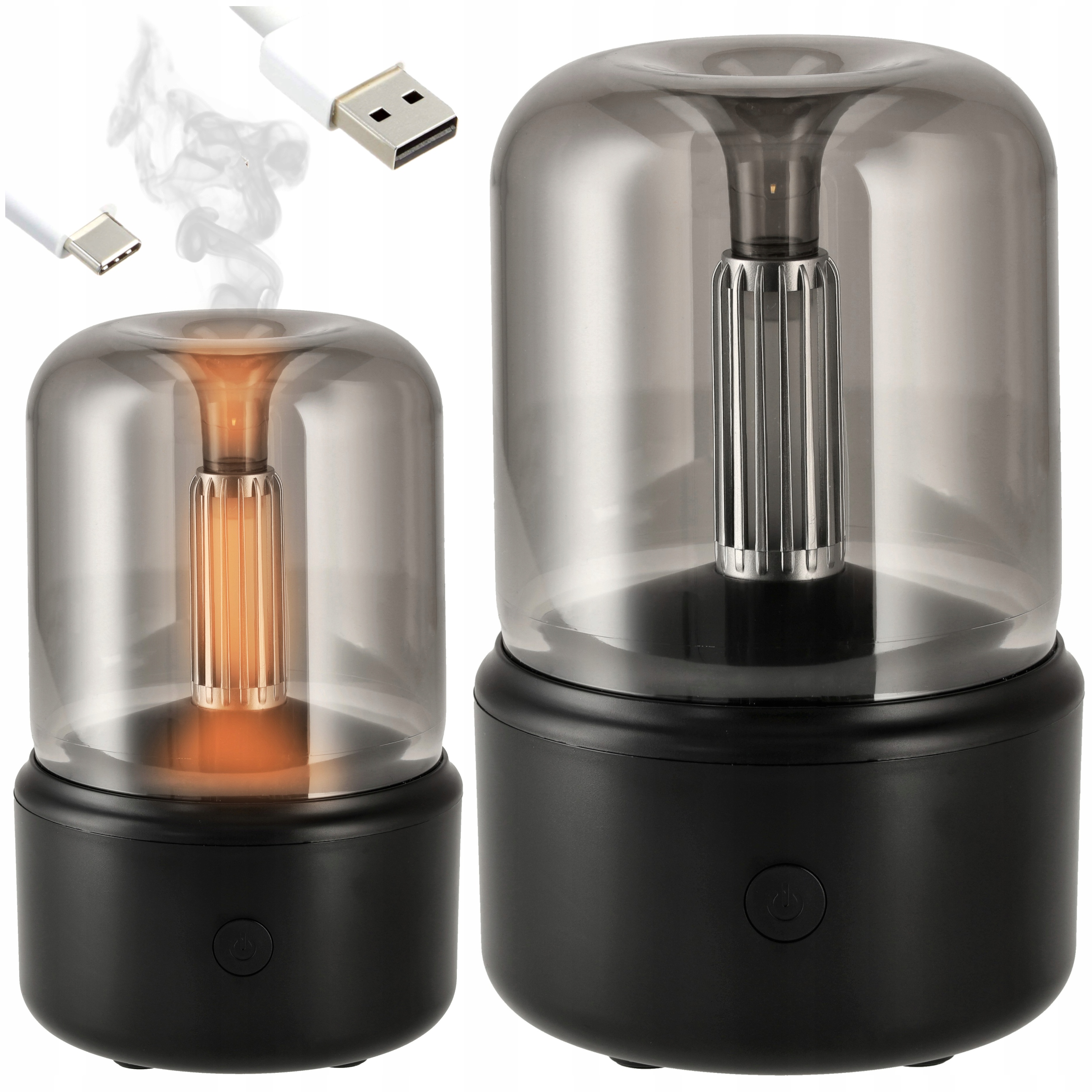 Nawilżacz Powietrza Dyfuzor Zapachowy Z Kablem Usb 120ml Led Aromaterapia