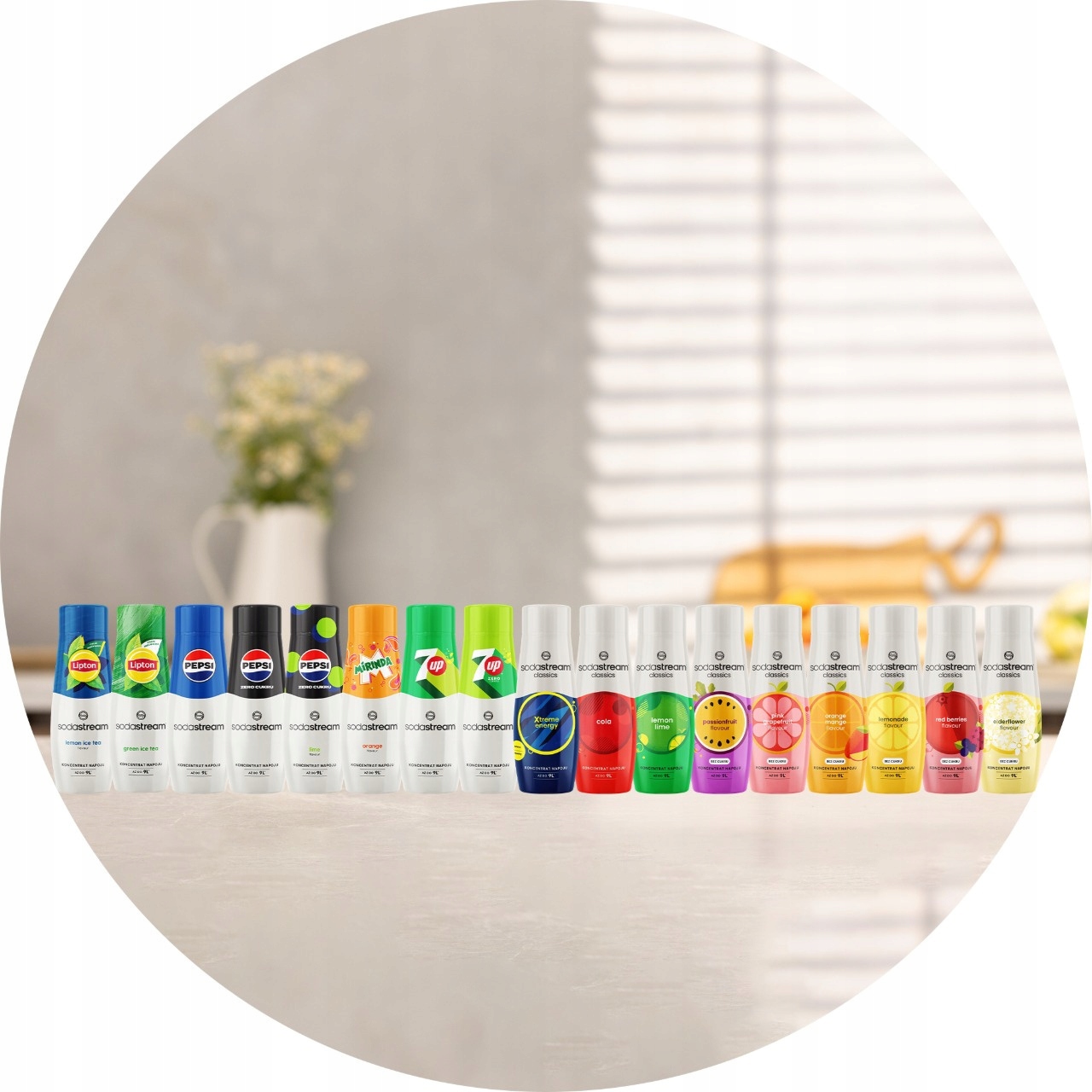 Syrop koncentrat do wody SodaStream Lipton Green Ice Tea 440ml Pojemność 440 ml