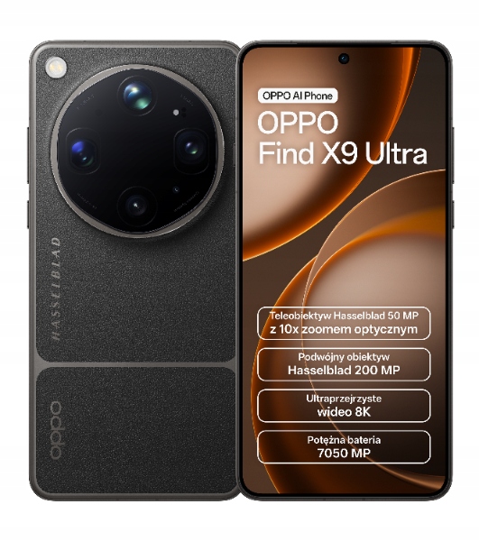 Oppo Find X9 Ultra 512GB Czarny
