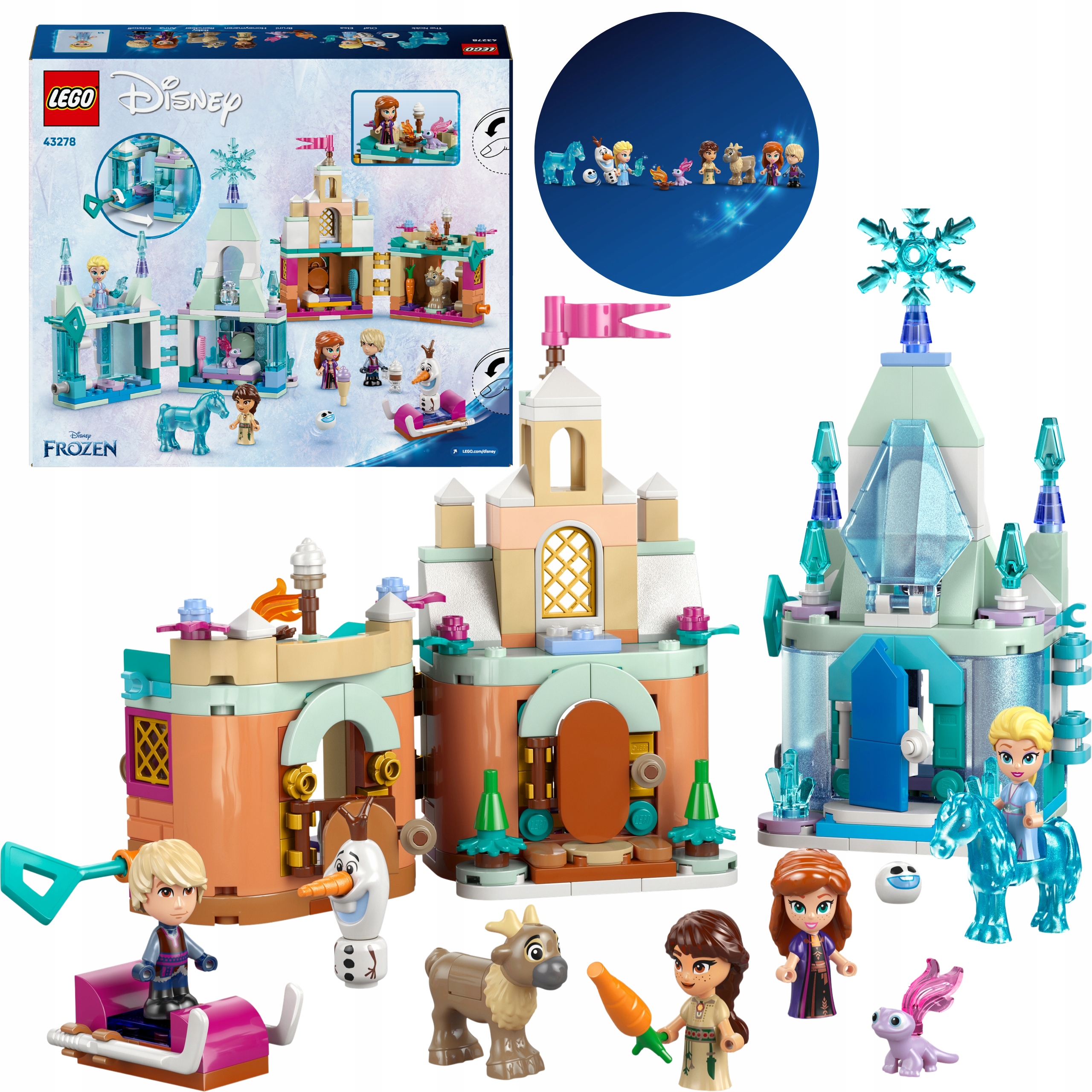 Lego Disney Kraina Lodu Zamek XXL Zestaw Duzy Na Święta Premium