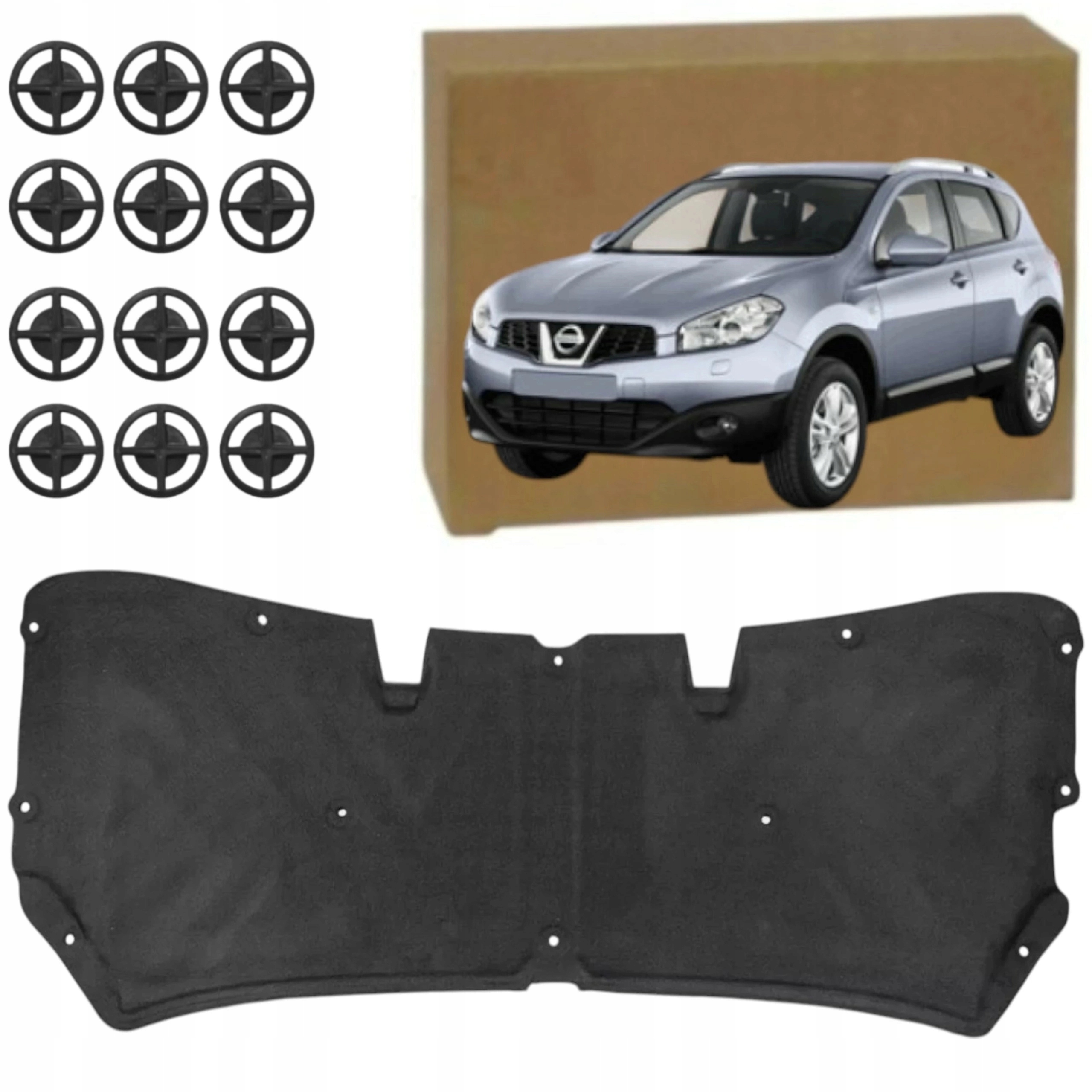Qashqai A J10 2007-2010 Ztlumení Tlumení Masky Podložka Podbití Nissan