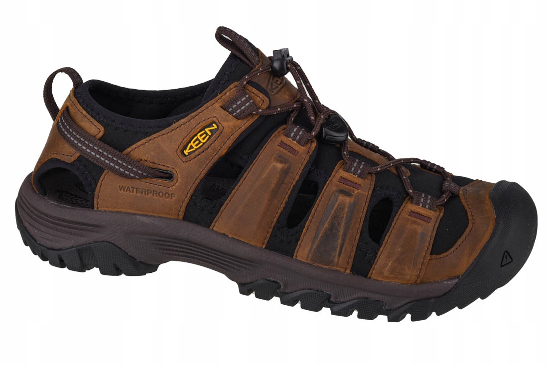 Keen Targhee III Sandal (42,5) Pánské sandály Nubuk Hnědá
