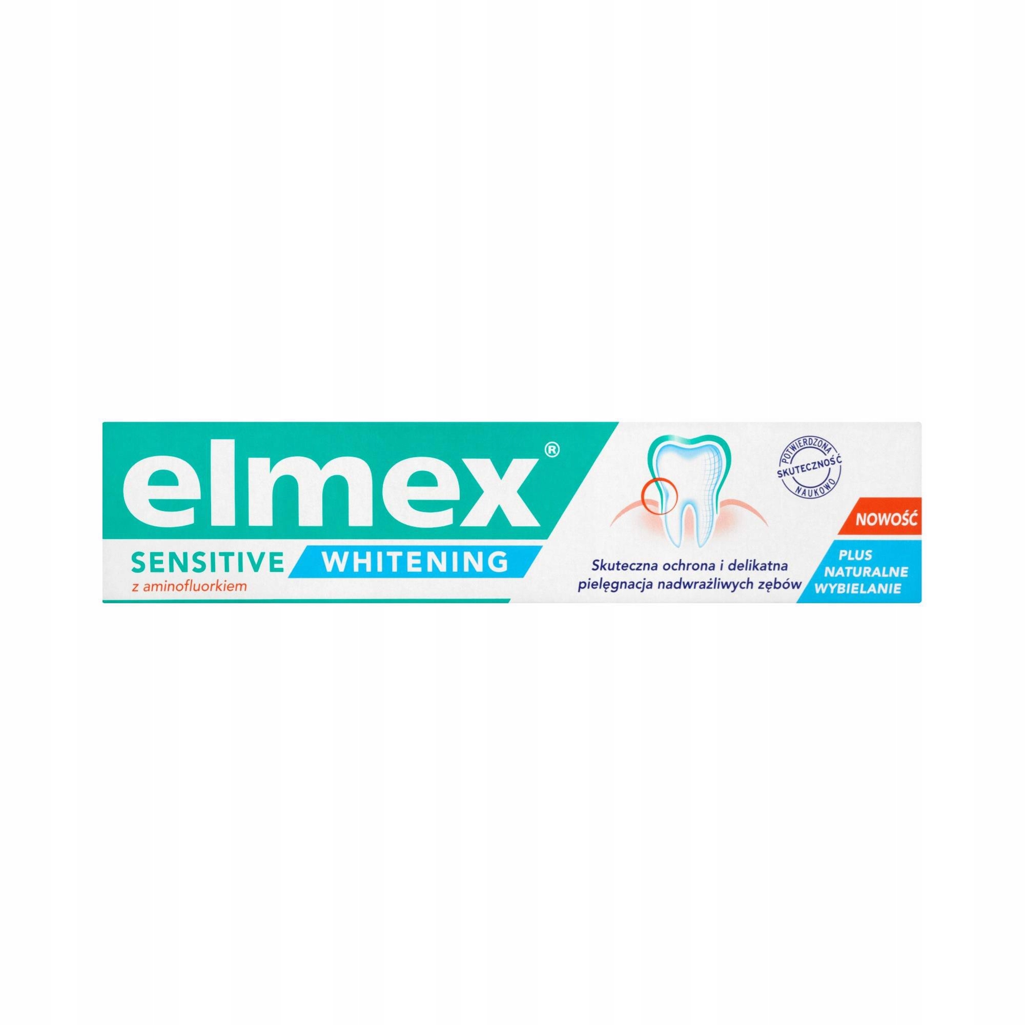

Elmex Sensitive Whitening z aminofluorkiem Pasta d