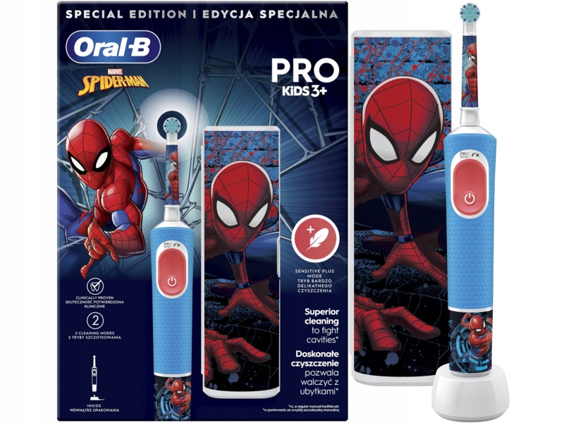 Szczoteczka rotacyjna Oral-b Kids Pro Spiderman