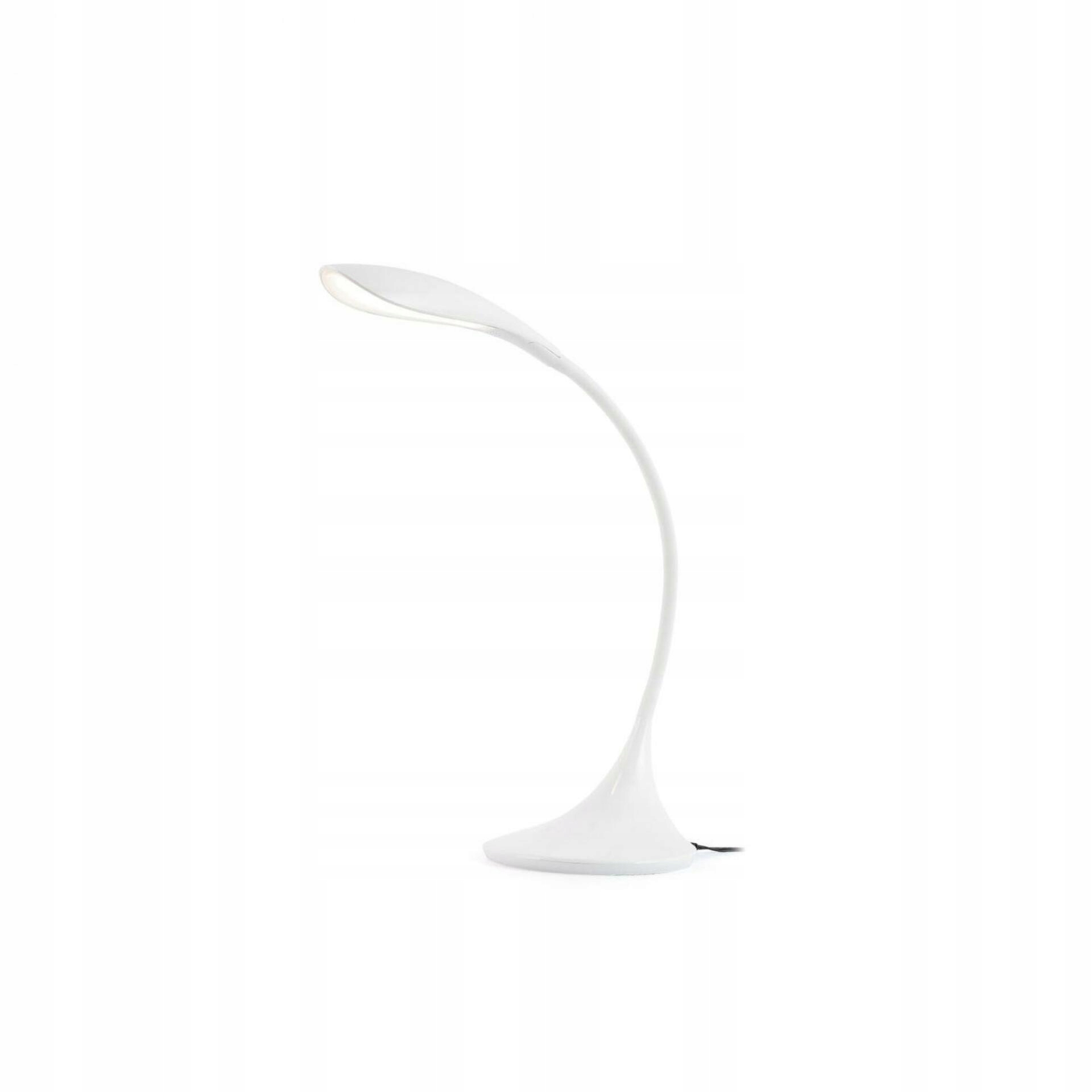 Faro Otto biela Led stolná lampa na čítanie, flexibilná, 6W, 500lm, 4000K