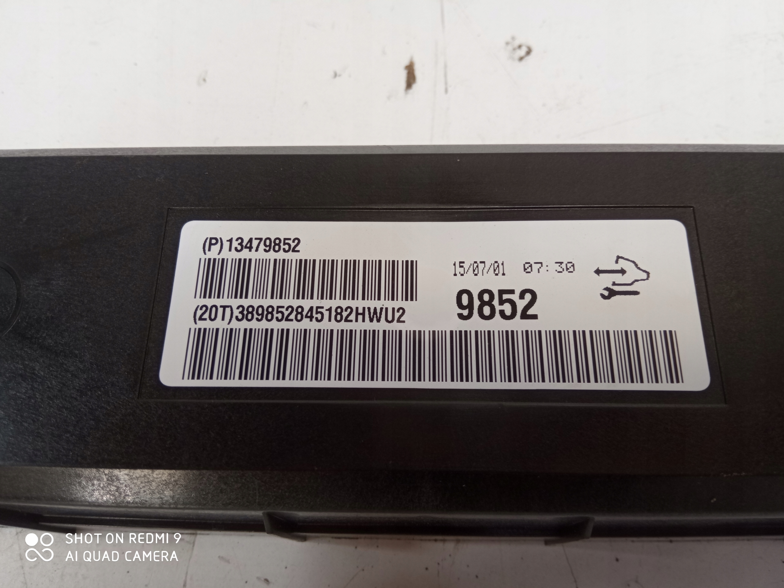 OPEL ADAM module control unit air conditioning devices KLIMY 13479852