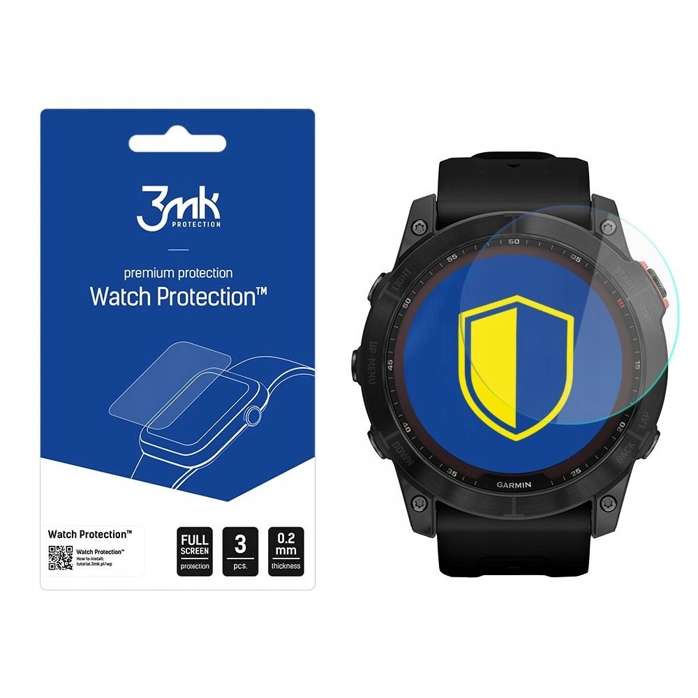 Szkło 3mk Watch Protection FlexibleGlass Garmin Fenix 7X 51mm
