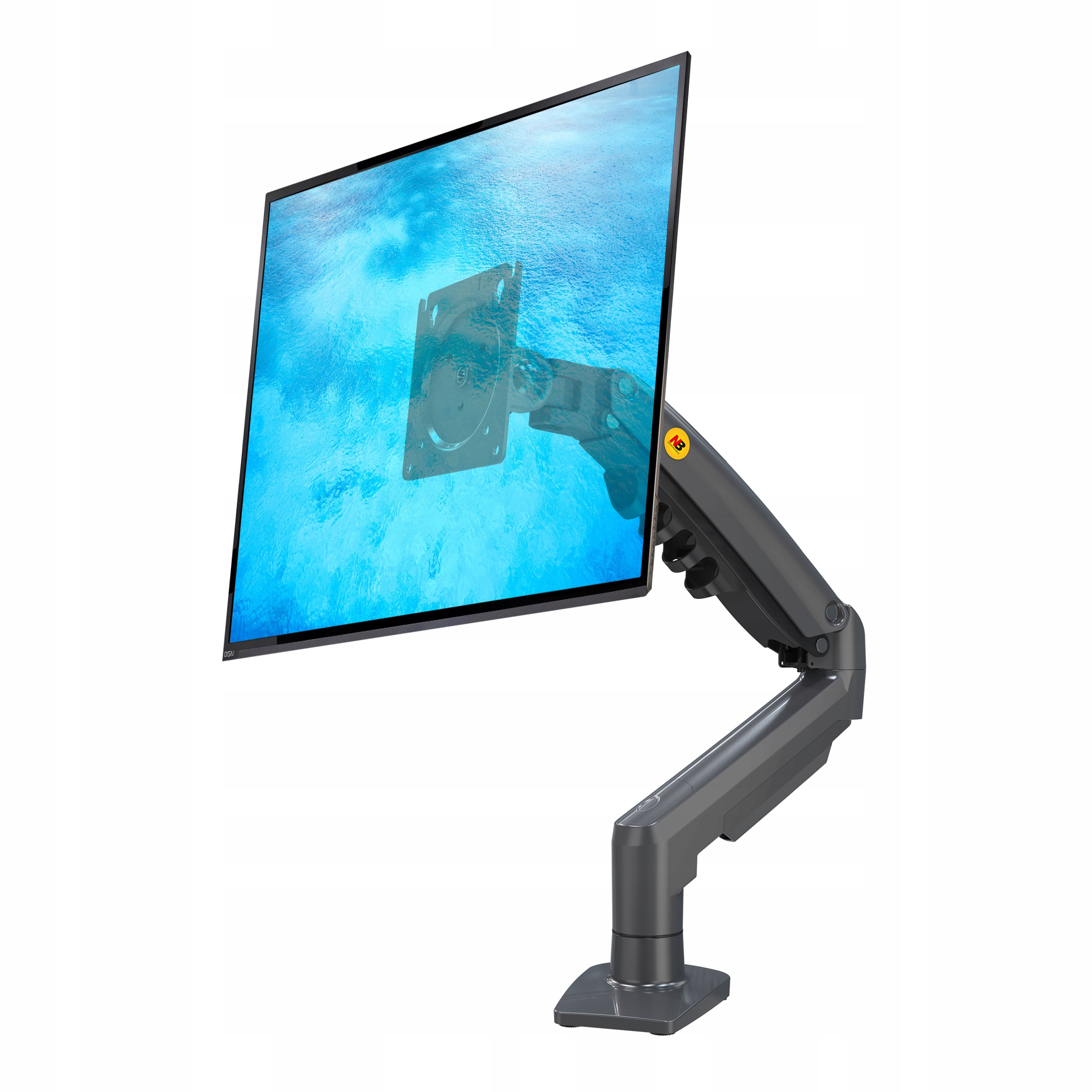Biurkowy Obrotowy uchwyt do Monitora LCD Led 17-30" Regulacja 3D Vesa Pivot