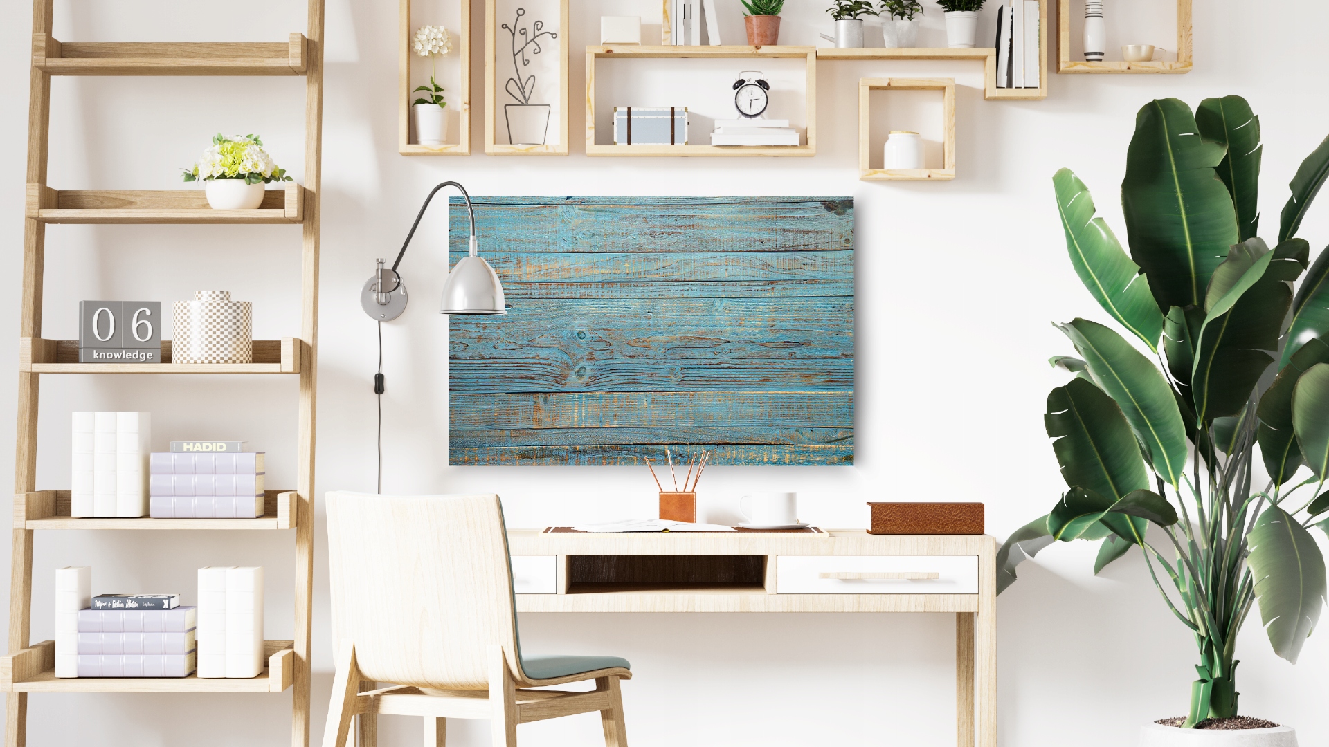 Tablica magnetyczna NIEBIESKA DESKA 60x40 + zestaw EAN (GTIN) 5902622416373