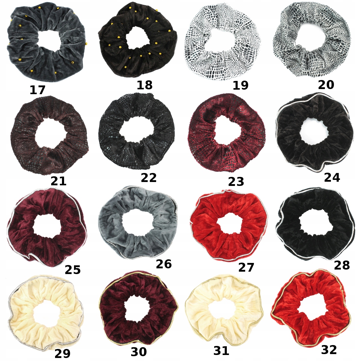 GUMKA DO WŁOSÓW OWIJKA SCRUNCHIES -30 % OFF Cechy brak