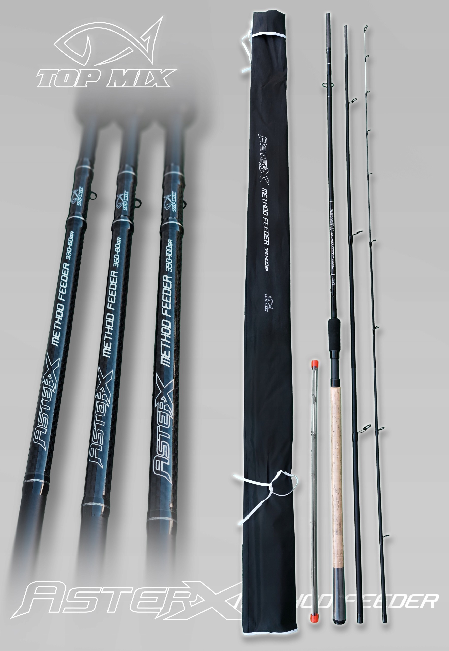 Top MIX Wędka Asterx Method Feeder 360 80G