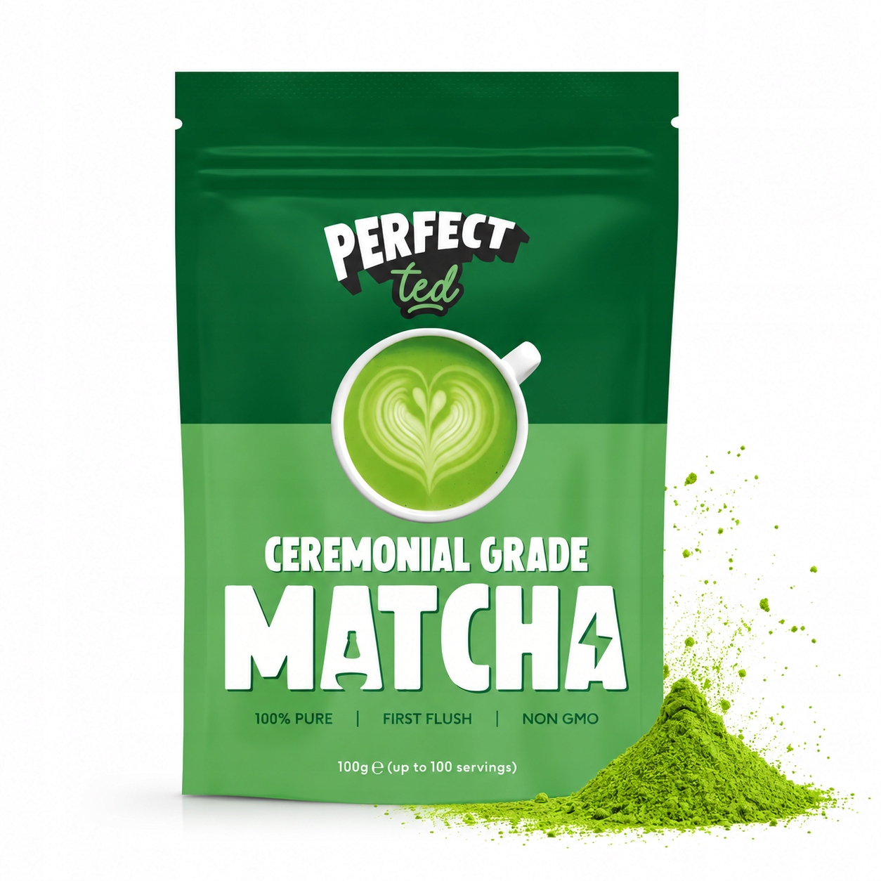 PerfectTed Matcha 100 g japońska herbata zielona ceremonialna Premium