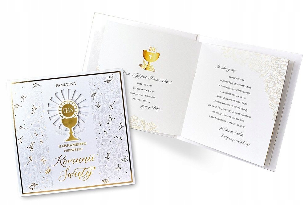 

Album Komunijny pięknie zdobiony Premium PMBQ1