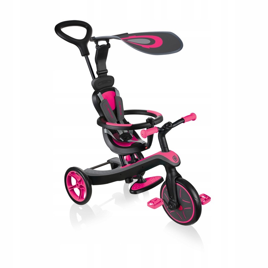 Rowerek wózek 4w1 Globber Explorer Trike Fuchsia
