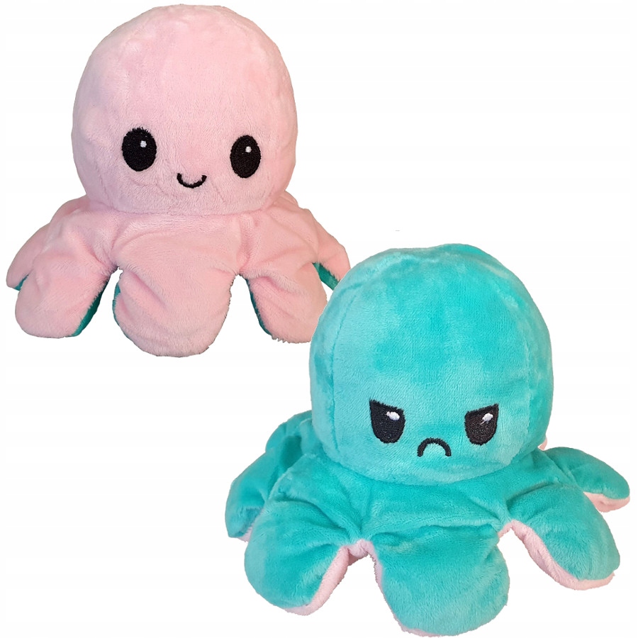 MASKOTKA OŚMIORNICA PLUSZOWA DWUSTRONNA PLUSZAK Marka inna