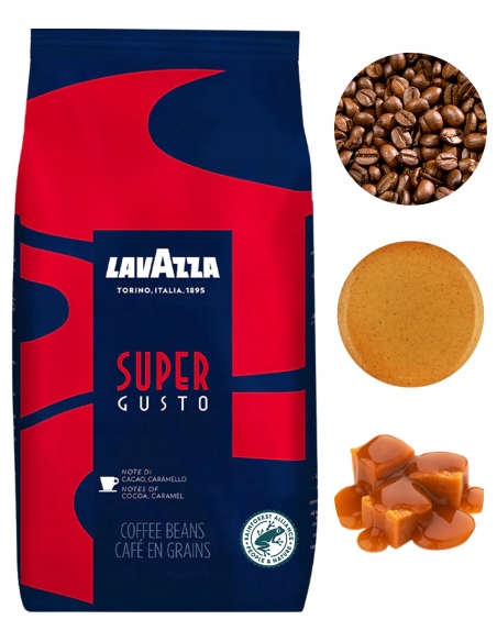Levně Lavazza Gusto zrnková káva tmavě pražená 1kg