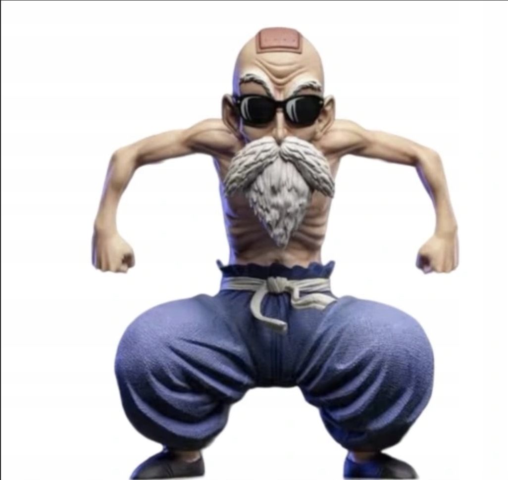 Figurka 18 cm Mistr Roshi Želvy Poustevník Dračí koule