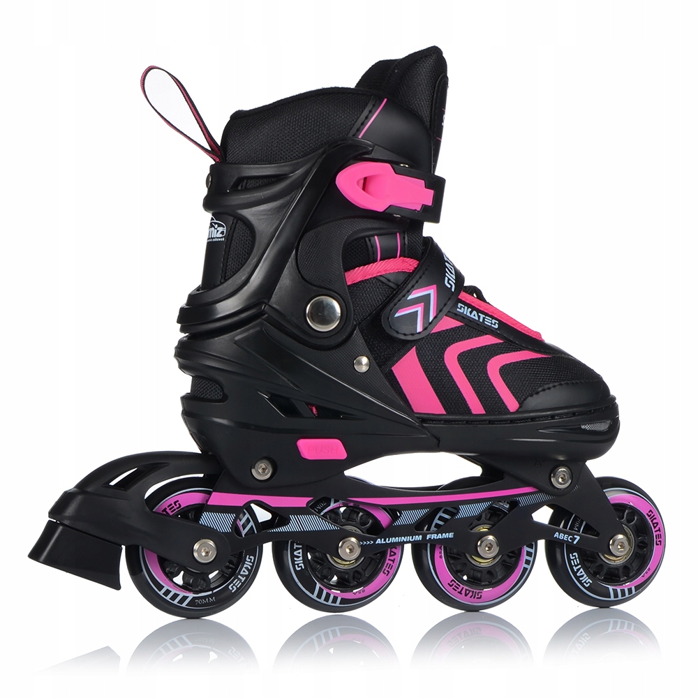 ŁYŻWOROLKI REGULOWANE 4w1 ROLKI WROTKI ŁYŻWY REGULOWANE KAUCZUKOWE 38-41 Rozmiar 39-42