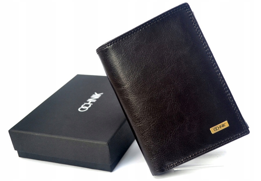 Ochnik pánská peněženka z přírodní kůže hnědá SL-145-89 muž