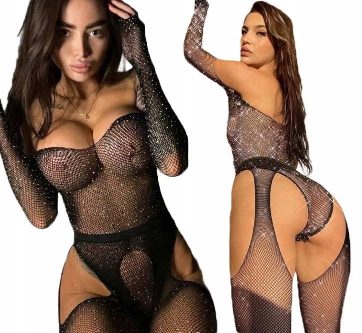 

Sexy komplet bielizna body pas i pończochy komplet