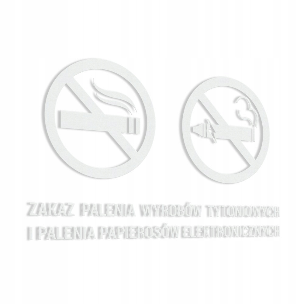 

Naklejka Zakaz Palenia 18x30