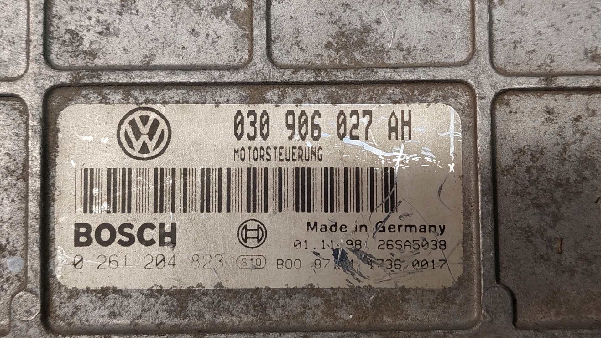 control unit of the engine SEAT AROSA 1.0 030906027AH
